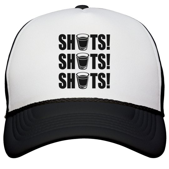 Shots! Shots! Shots! Drinking Hat