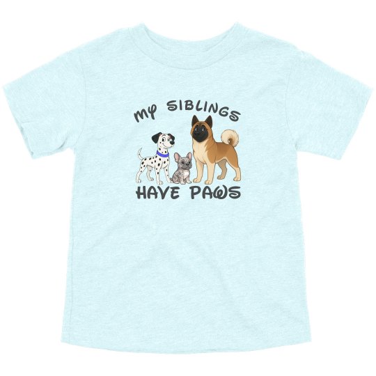 Siblings have paws - Akita, Dalmatian, Frenchie Siblings have paws - Akita, Dalmatian, Frenchie