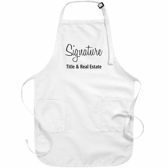 Signature Title Apron