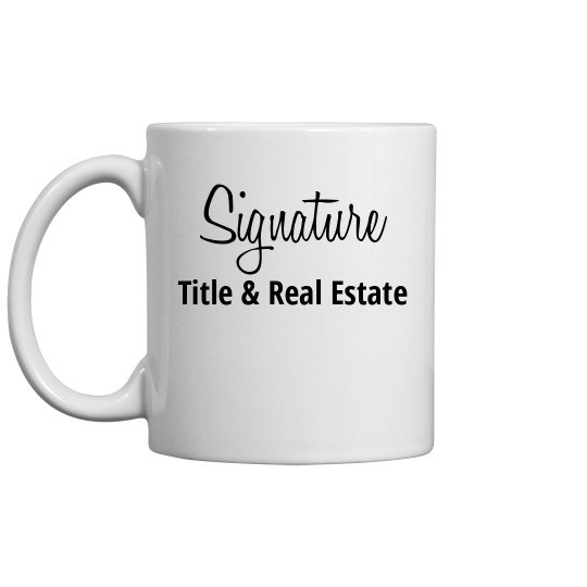 Signature Title Mug