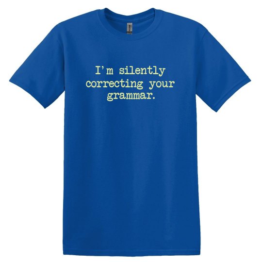 Silently correcting your grammar Silently correcting your grammar