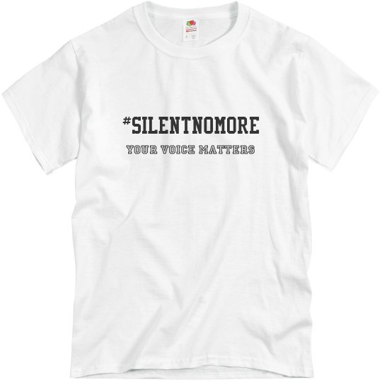 #SilentNoMore Tee for Him #SilentNoMore Tee for Him