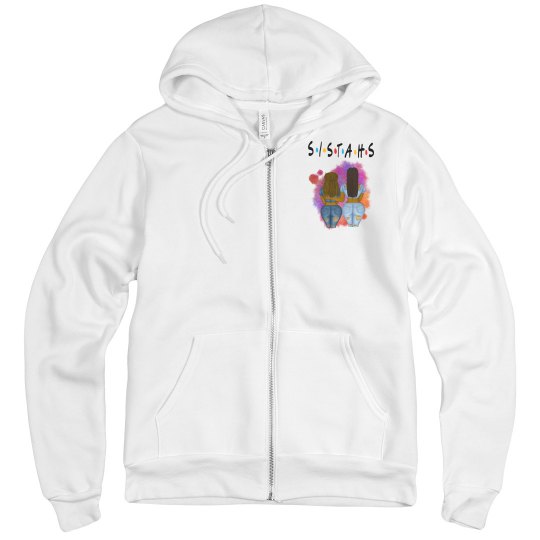 Sistahs Hoodie White