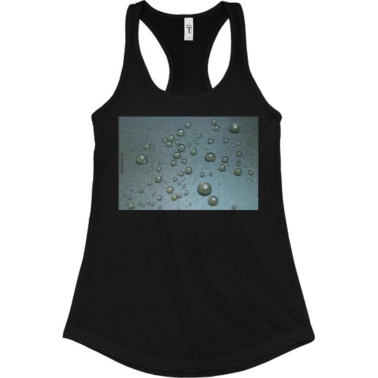Skillet Drops Closeup Photo Lucy LaRue Racerback Tank