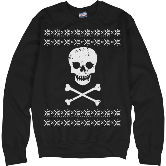 Skull Christmas Sweater Skull Christmas Sweater