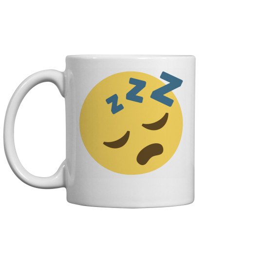 Sleeping Face Emoji Coffee Mug Sleeping Face Emoji Coffee Mug