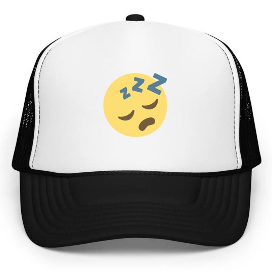 Sleeping Face Snapback Hat Sleeping Face Snapback Hat