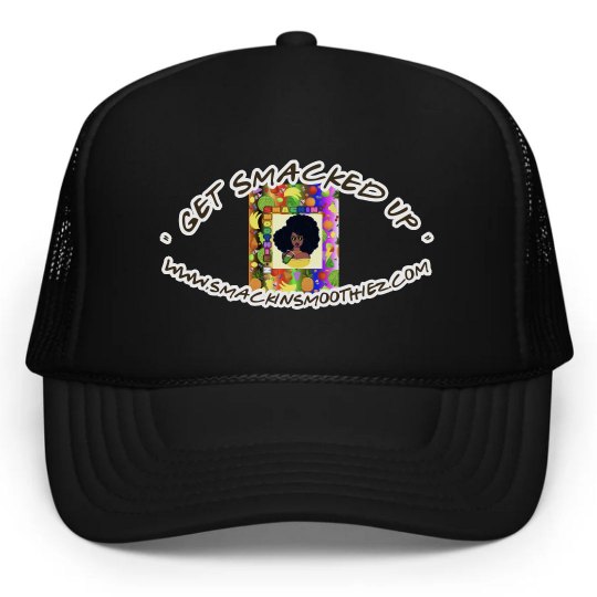 SMACKIN' " GET SMACKED UP" TRUCKER SNAPBACK (N GREEN)