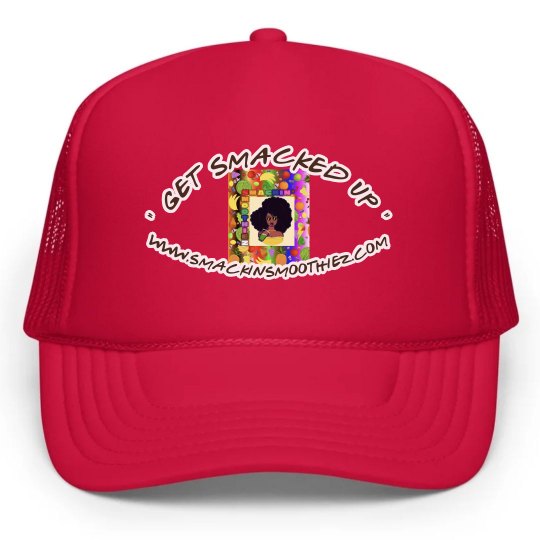 SMACKIN' " GET SMACKED UP" TRUCKER SNAPBACK (N ORANGE)