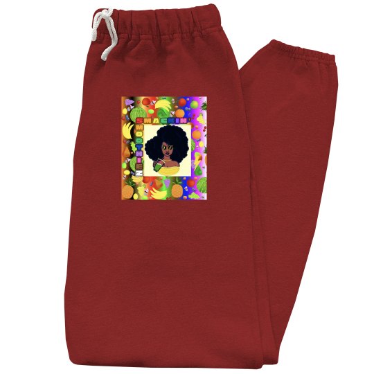SMACKIN' " NOT YOUR AVERAGE SMOOTHIE " SWEATS (RED)