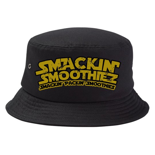 SMACKIN' BUCKET HAT (BLACK/GOLD)