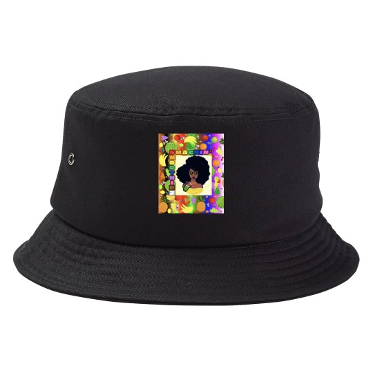 SMACKIN' LOGO BUCKET HAT (BLACK)