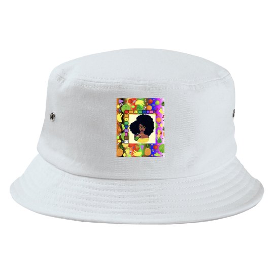SMACKIN' LOGO BUCKET HAT (WHITE)