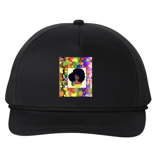 SMACKIN' LOGO ROPE HAT (BLACK/BLACK)