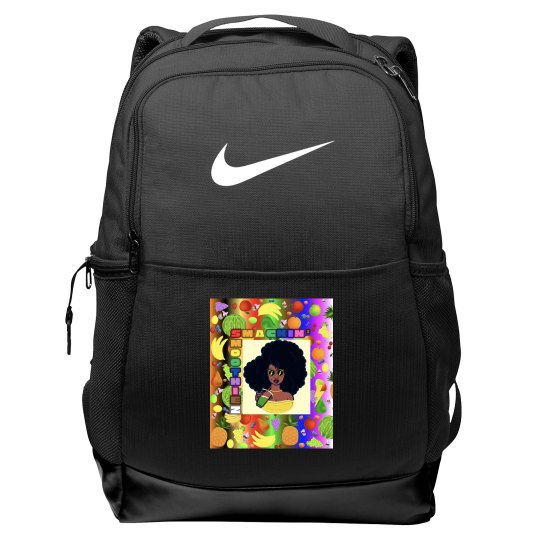 SMACKIN' NIKE BRASILIA MEDIUM BACKPACK (BLACK)