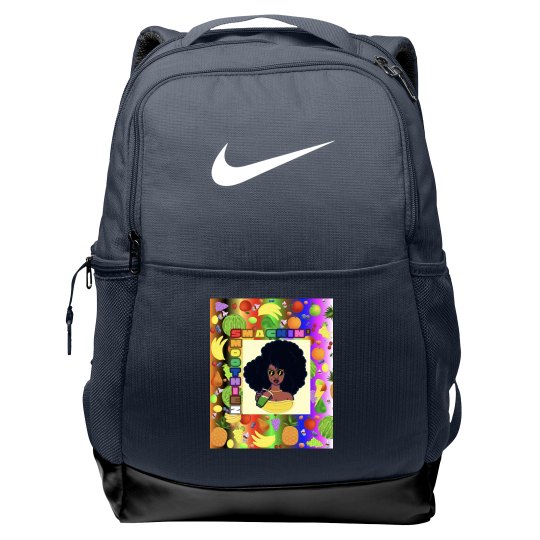 SMACKIN' NIKE BRASILIA MEDIUM BACKPACK (MIDNIGHT NAVY)
