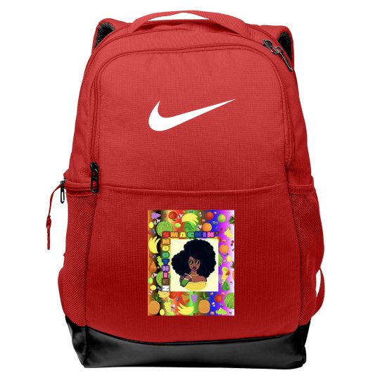 SMACKIN' NIKE BRASILIA MEDIUM BACKPACK (RED)