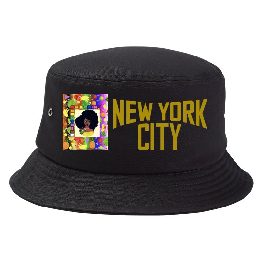 SMACKIN' NYC BUCKET HAT (BLACK)
