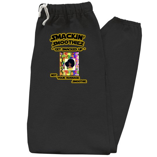 SMACKIN' PACKIN' SMOOTHIEZ SWEATPANTS (BLACK)