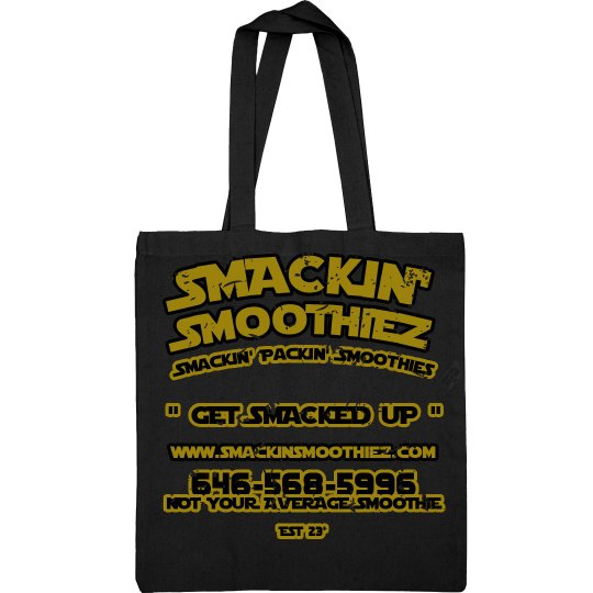SMACKIN' TOTE BAG (BLACK)