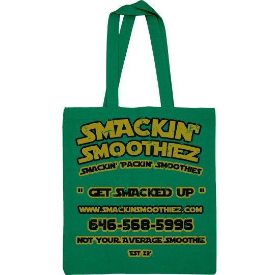 SMACKIN' TOTE BAG (KELLY GREEN)