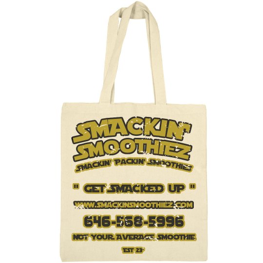 SMACKIN' TOTE BAG (NATURAL)