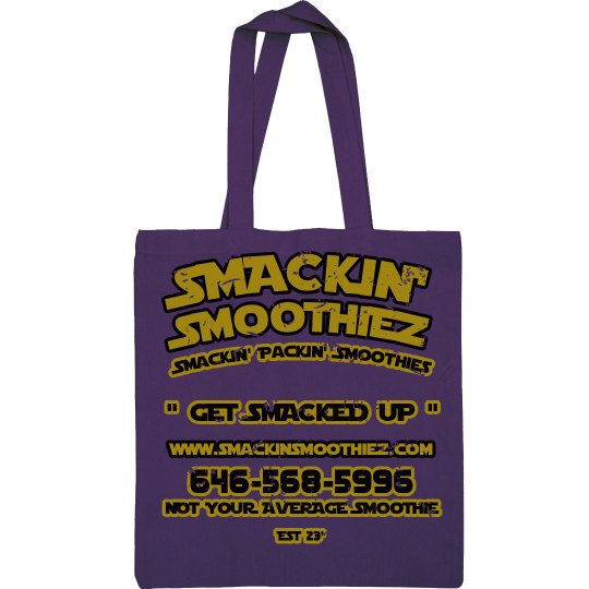 SMACKIN' TOTE BAG (PURPLE)
