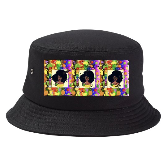 SMACKIN' TRIPLE LOGO DISTRESSED BUCKET HAT (BLACK) SMACKIN' TRIPLE LOGO DISTRESSED BUCKET HAT (BLACK)