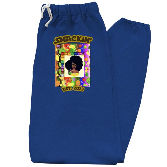 SMACKIN' UNISEX BASIC SWEATPANTS (ROYAL)