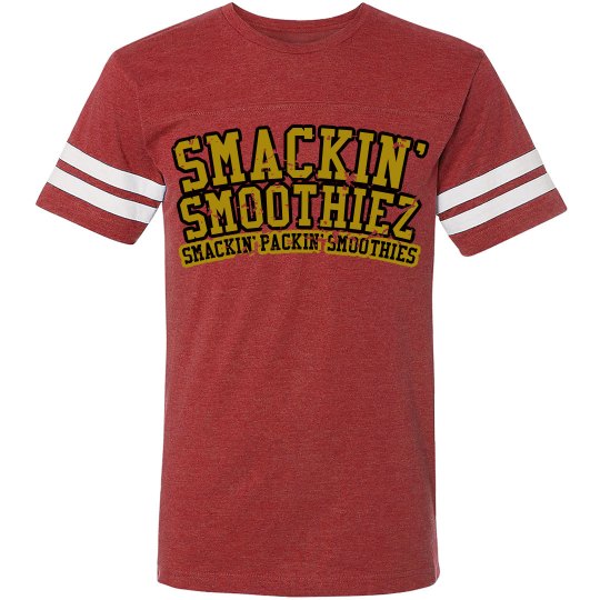 SMACKIN' UNISEX VINTAGE SPORTS T-SHIRT (BURGUNDY)