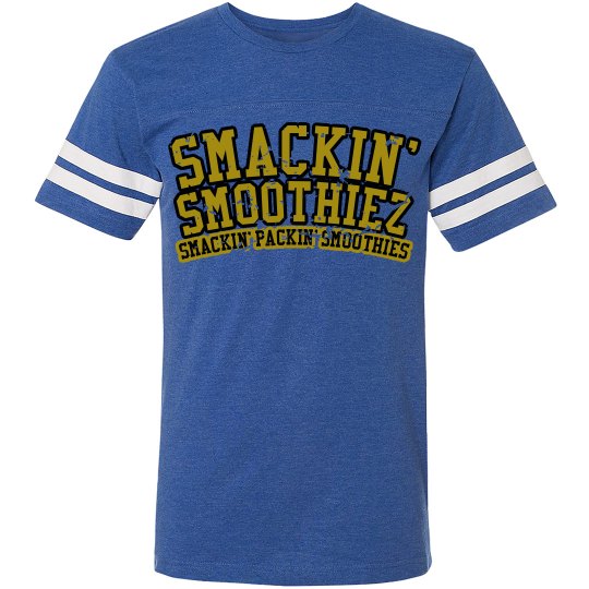 SMACKIN' UNISEX VINTAGE SPORTS T-SHIRT (PURPLE)