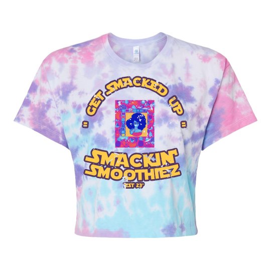 SMACKIN' X INFUSED COTTON CANDY CROP TOP