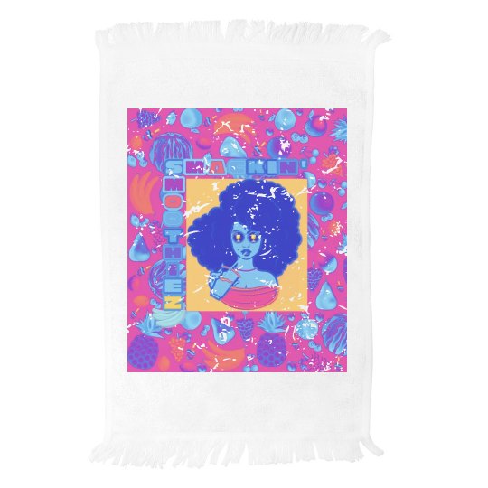 SMACKIN' X INFUSED LOGO DISTRESSED TOWEL SMACKIN' X INFUSED LOGO DISTRESSED TOWEL