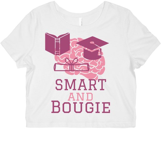 Smart & Bougie Crop- DRK PINK/LGHT PINK