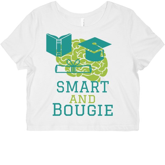 Smart & Bougie Crop- TEAL/LIME