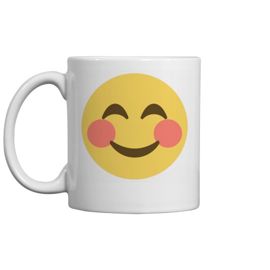 Smiling Face and Eyes Coffee Mug