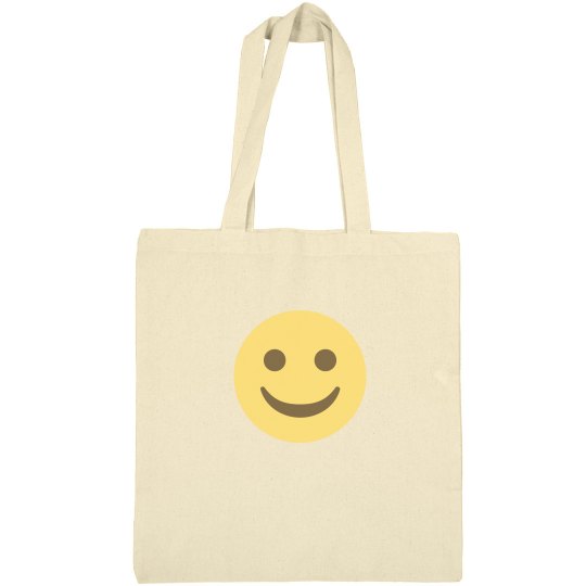 Smiling Face Tote Bag 