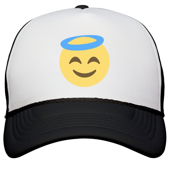 Smiling Face with Halo Snapback Hat 