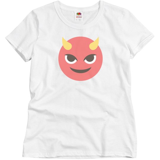 Smiling Face with Horns Emoji Smiling Face with Horns Emoji