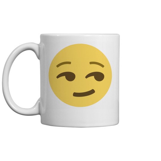 Smirking Face Emoji Coffee Mug Smirking Face Emoji Coffee Mug