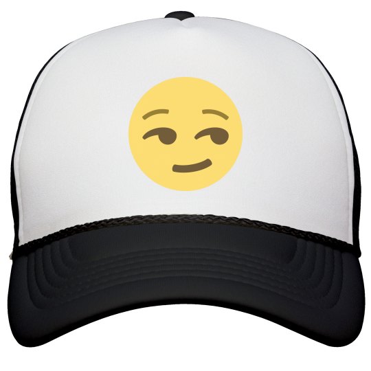 Smirking face Snapback Hat 