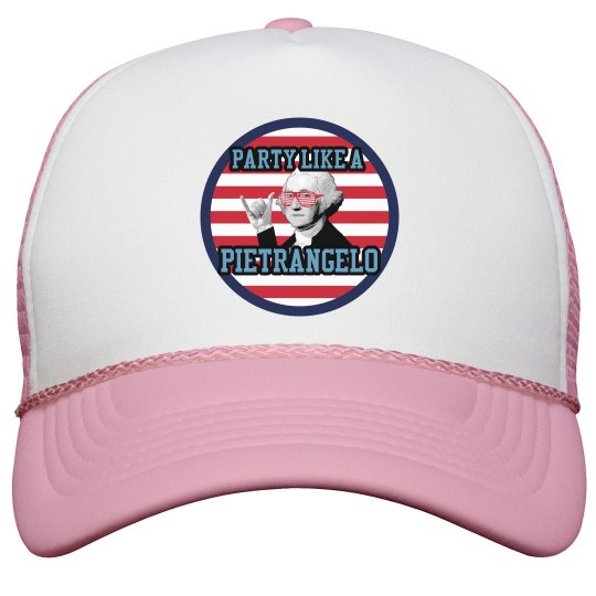 Snap Back Trucker Hat Pink
