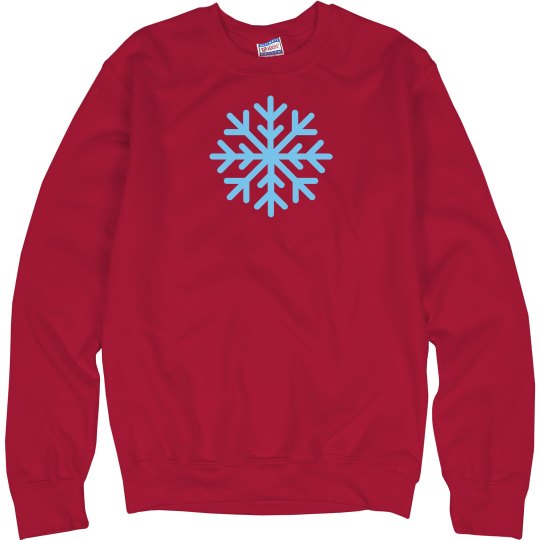 Snowflake Unisex Crewneck Sweatshirt 