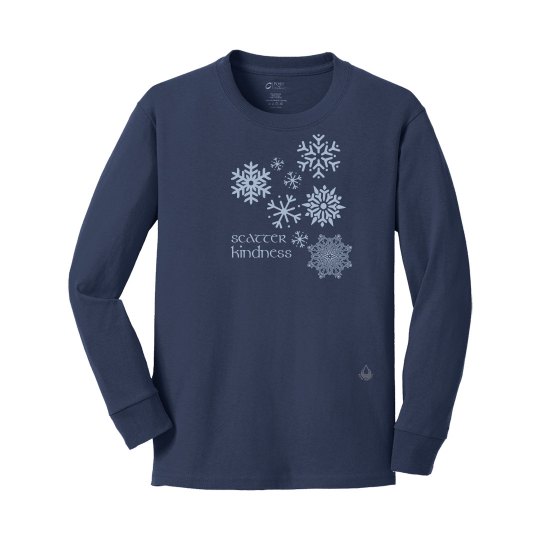 Snowflakes youth navy