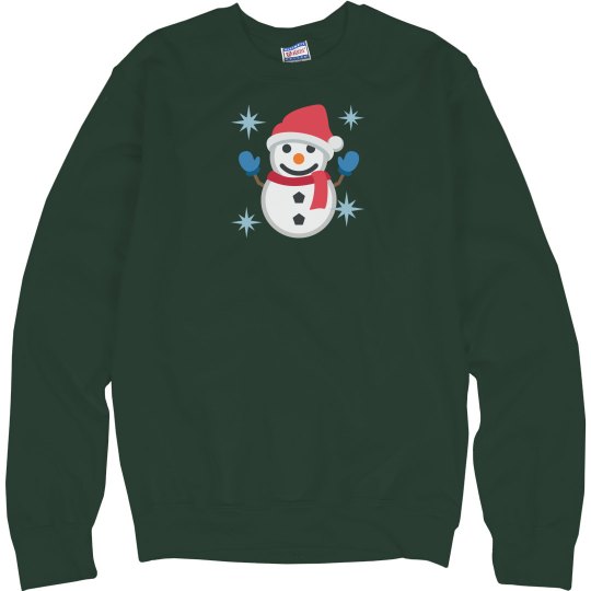 Snowman Unisex Anvil Crewneck Sweatshirt Snowman Unisex Anvil Crewneck Sweatshirt