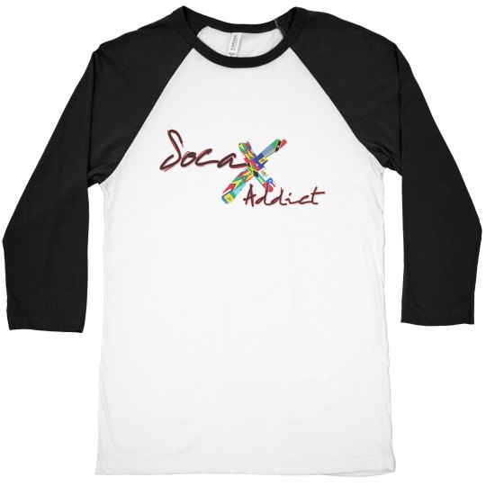 Soca Addict Men's 3/4 Sleeve  