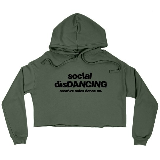 Social DisDANCING Cropped Hoodie