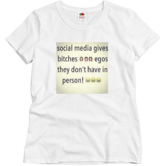 Social media tee