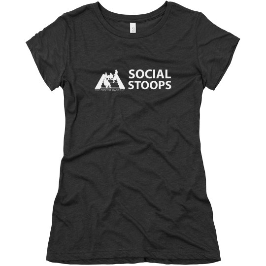 Social Stoops Signature Tee Womens Tri Blend