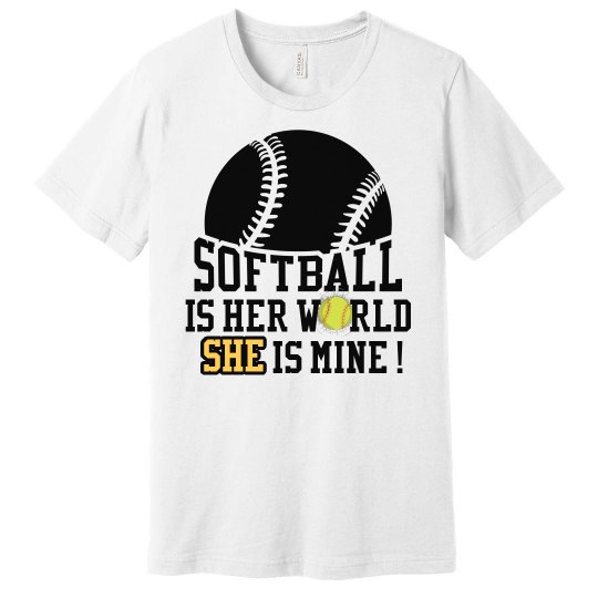Softball is her world Softball is her world